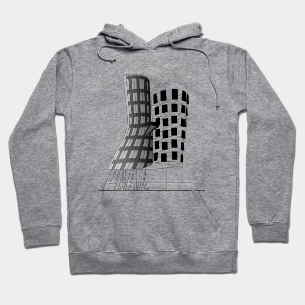 Dancing House -  Frank Gehry Hoodie by Prelude